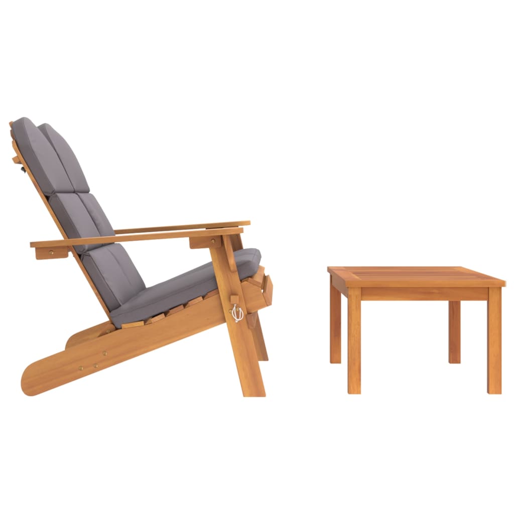 2-Delige Loungeset Adirondack Massief Acaciahout