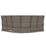 Hoekbank Verstelbaar Met Kussens Poly Rattan