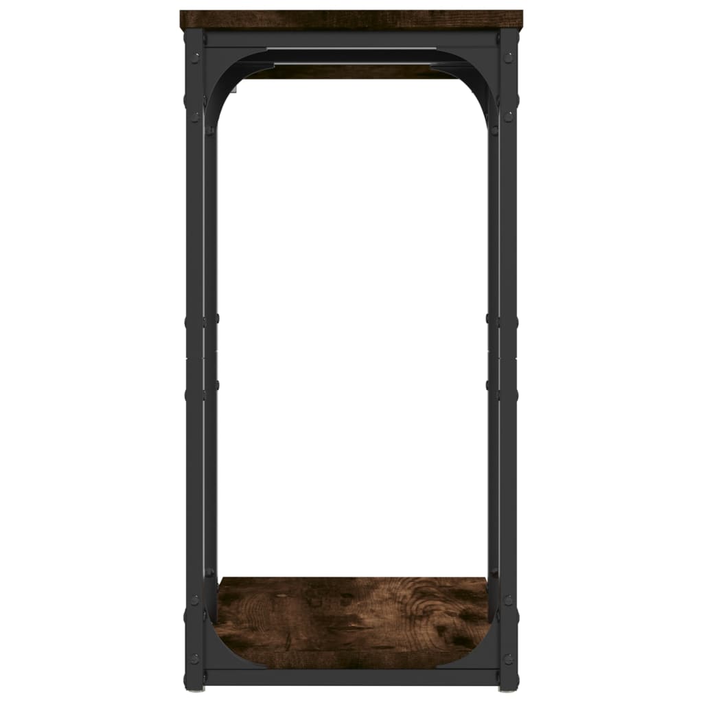 Bijzettafel Bewerkt Hout Kleurig