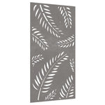 Wanddecoratie Tuin Bladontwerp 105X55 Cm Cortenstaal