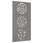 Wanddecoratie Tuin Bladontwerp 105X55 Cm Cortenstaal