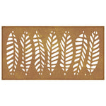 Wanddecoratie Tuin Bladontwerp 105X55 Cm Cortenstaal