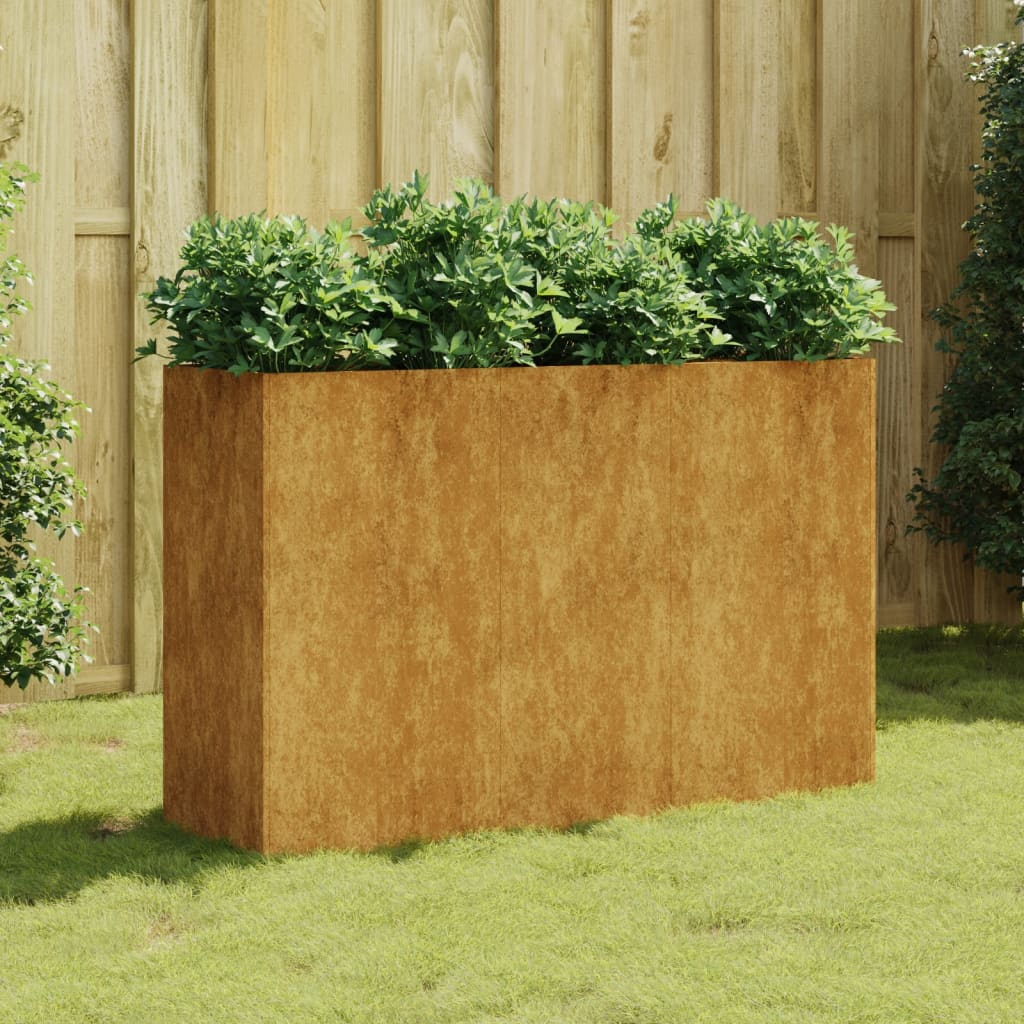 Plantenbak Verhoogd 120X40X80 Cm Cortenstaal