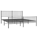Bedframe Met Hoofd- En Voeteneinde Metaal