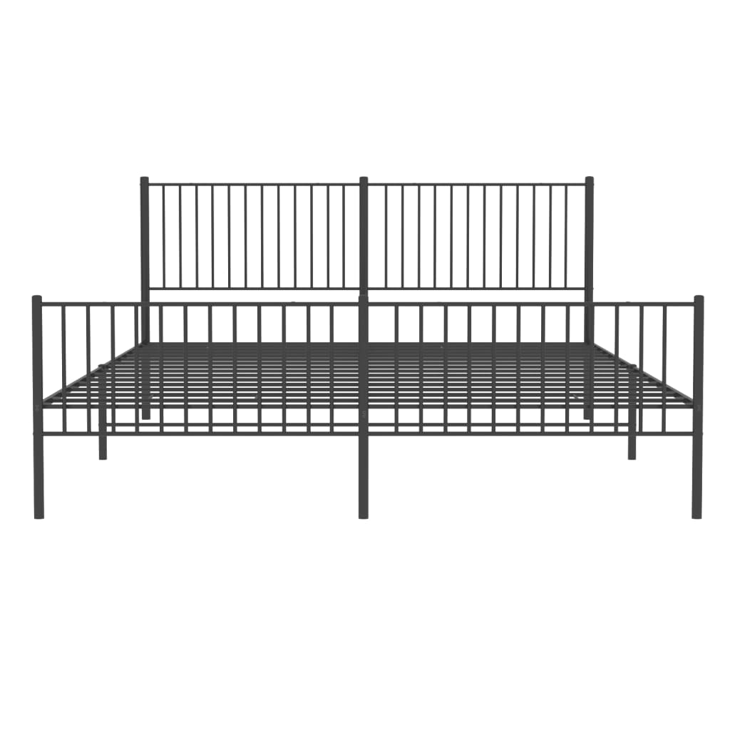 Bedframe Met Hoofd- En Voeteneinde Metaal