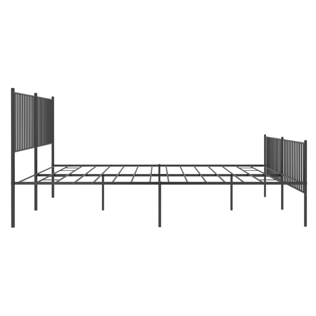 Bedframe Met Hoofd- En Voeteneinde Metaal