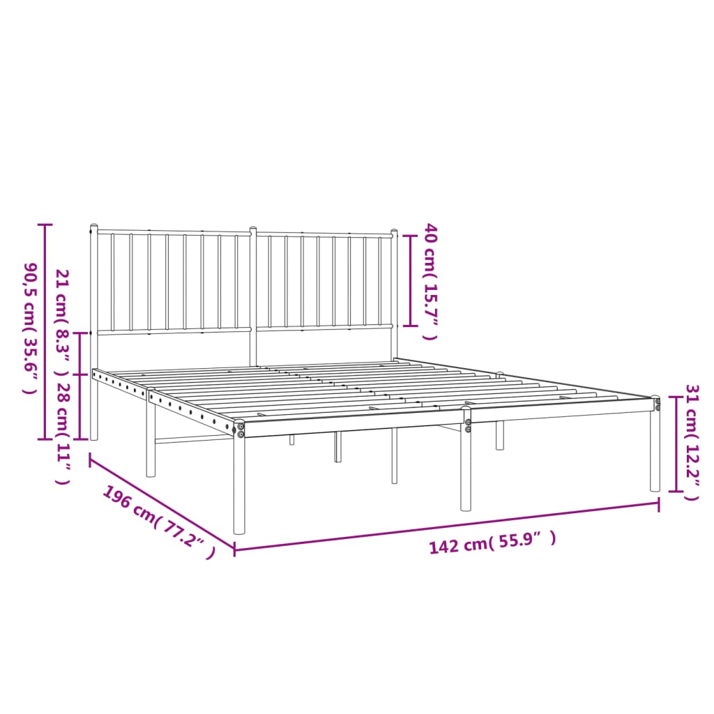 Bedframe Metaal