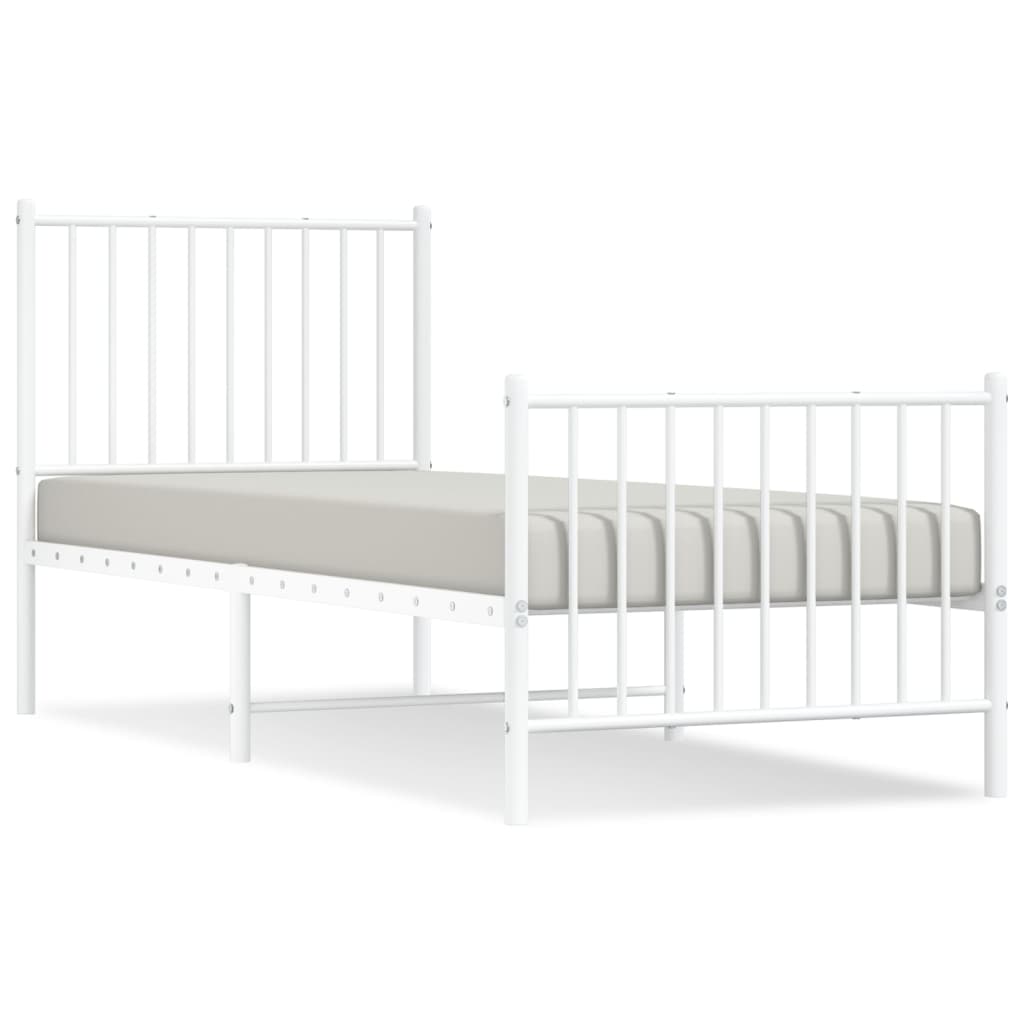 Bedframe Met Hoofd- En Voeteneinde Metaal