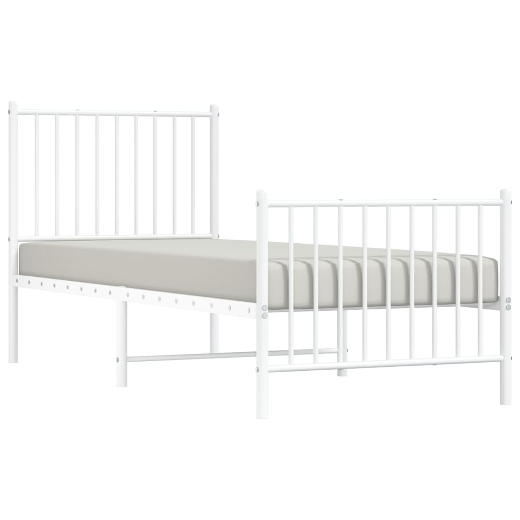 Bedframe Met Hoofd- En Voeteneinde Metaal