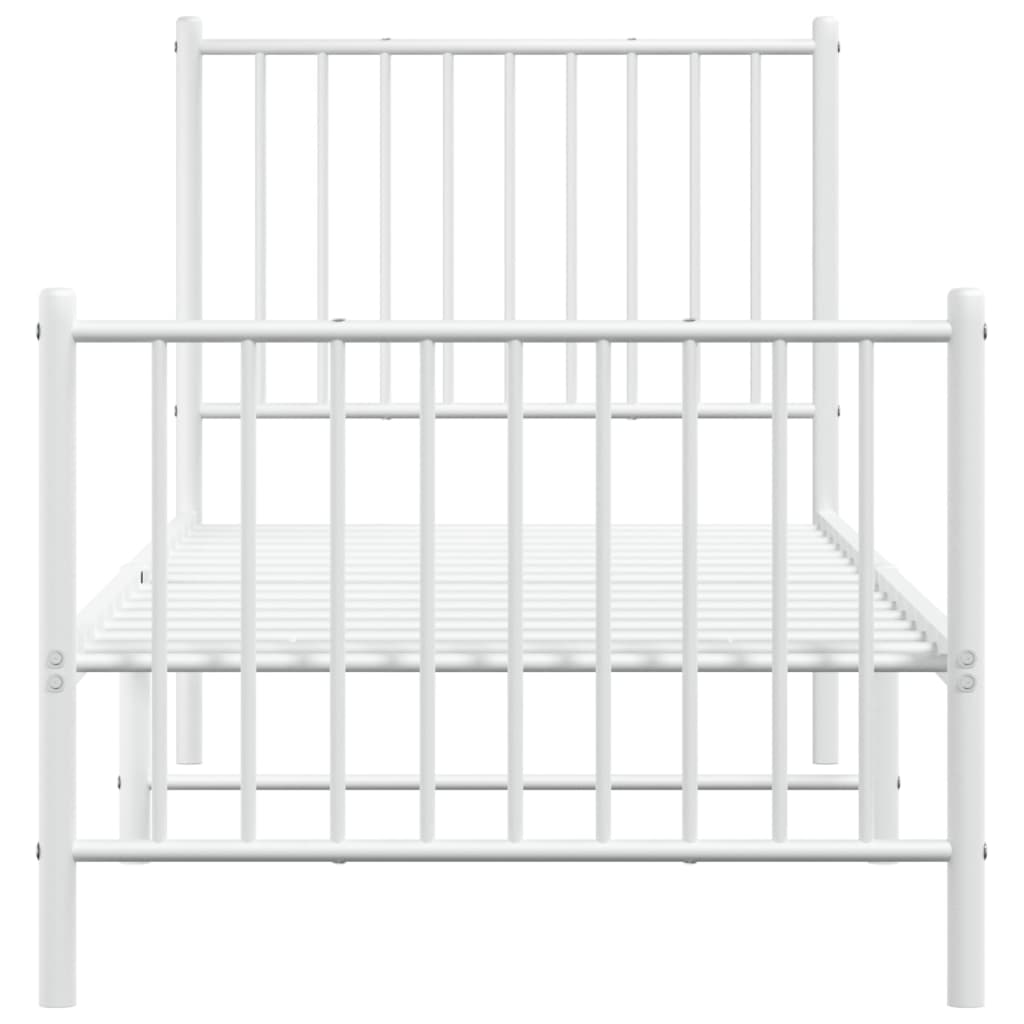 Bedframe Met Hoofd- En Voeteneinde Metaal