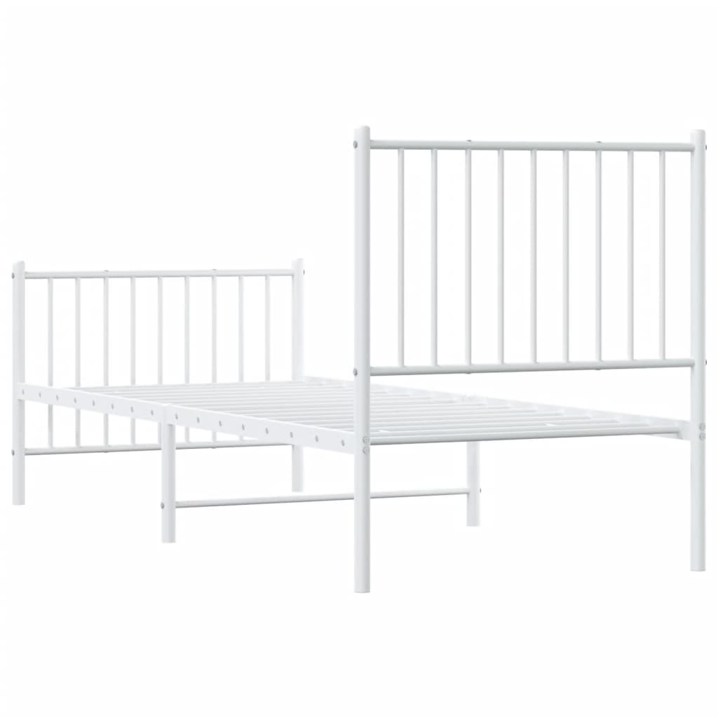 Bedframe Met Hoofd- En Voeteneinde Metaal