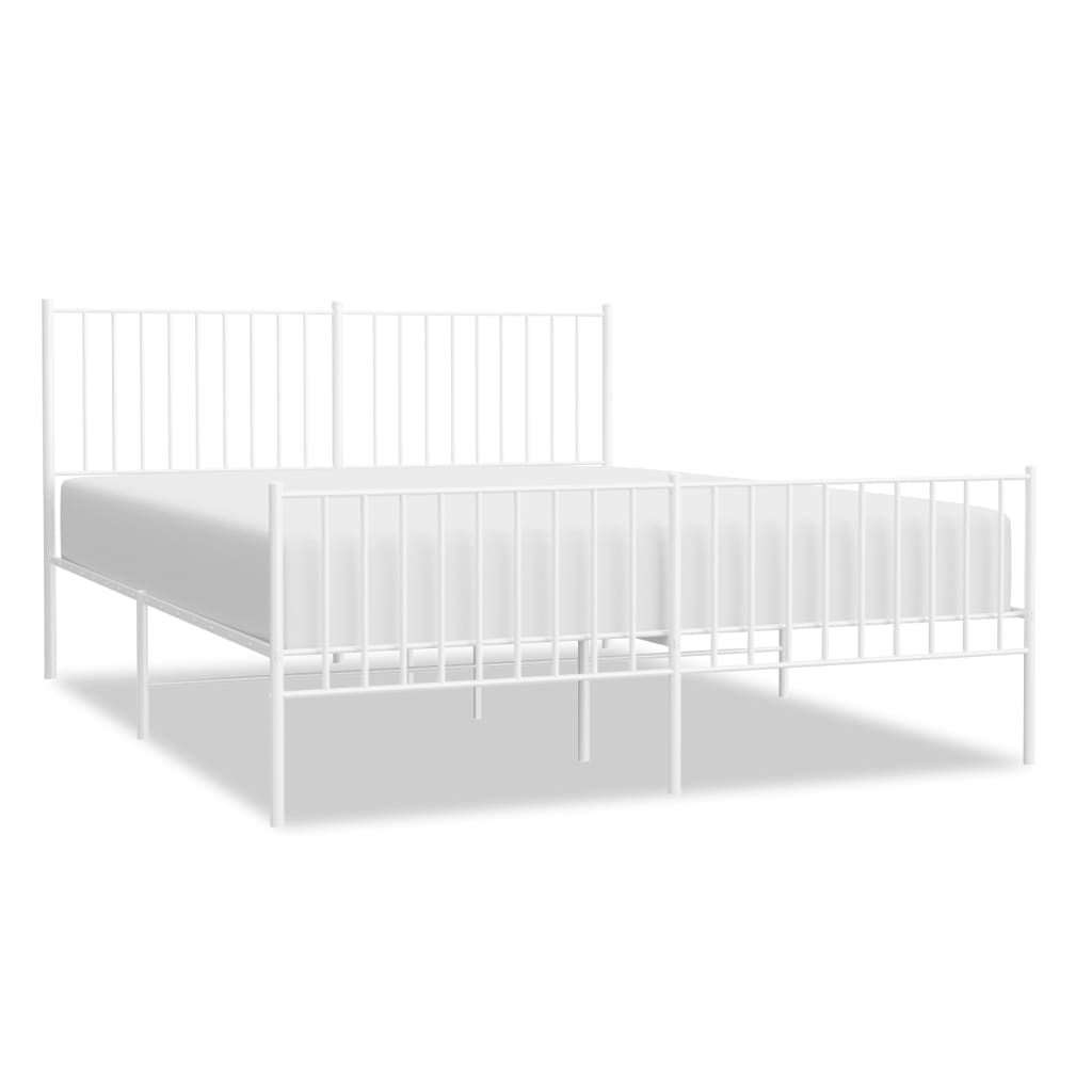 Bedframe Met Hoofd- En Voeteneinde Metaal