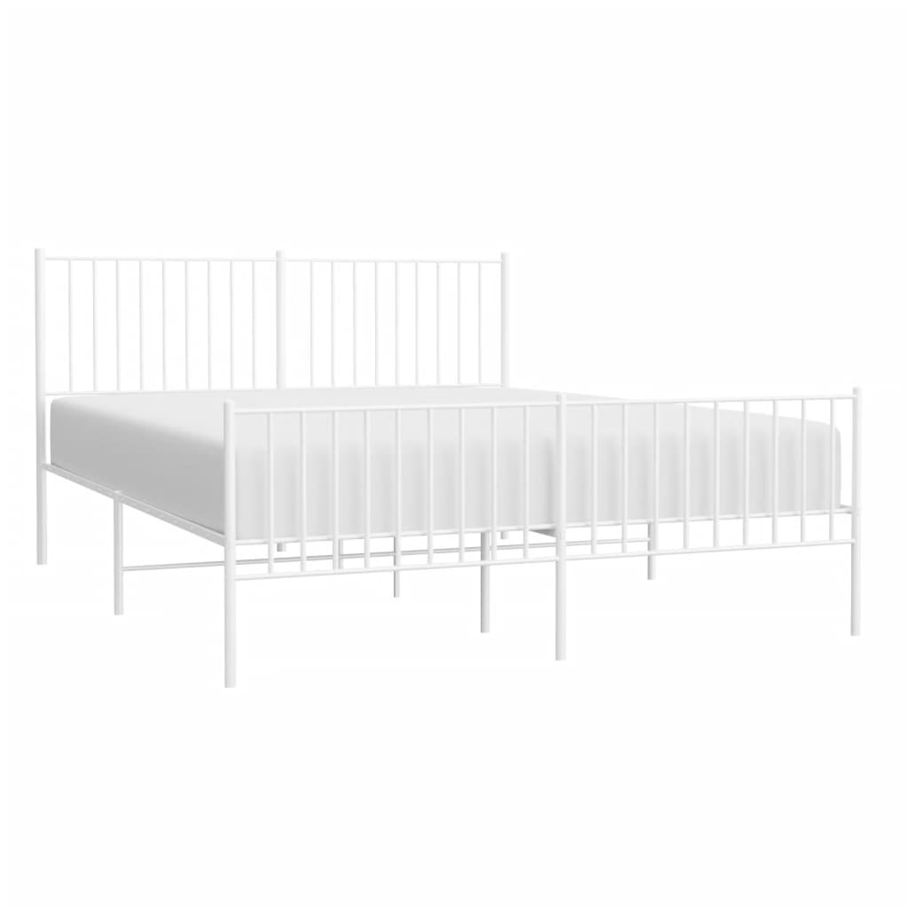 Bedframe Met Hoofd- En Voeteneinde Metaal