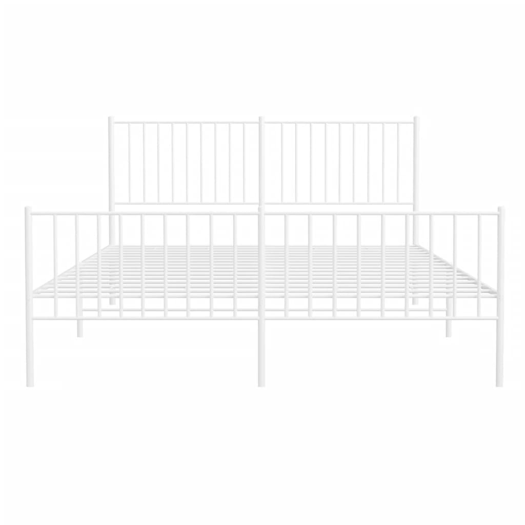 Bedframe Met Hoofd- En Voeteneinde Metaal