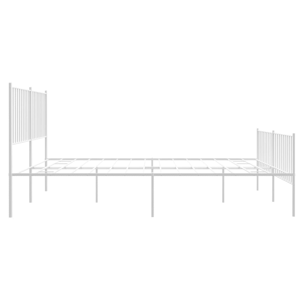 Bedframe Met Hoofd- En Voeteneinde Metaal