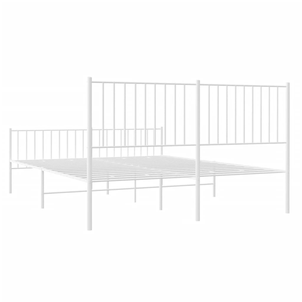 Bedframe Met Hoofd- En Voeteneinde Metaal