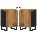 Badkamerkast 38X33X58 Cm Massief Mangohout