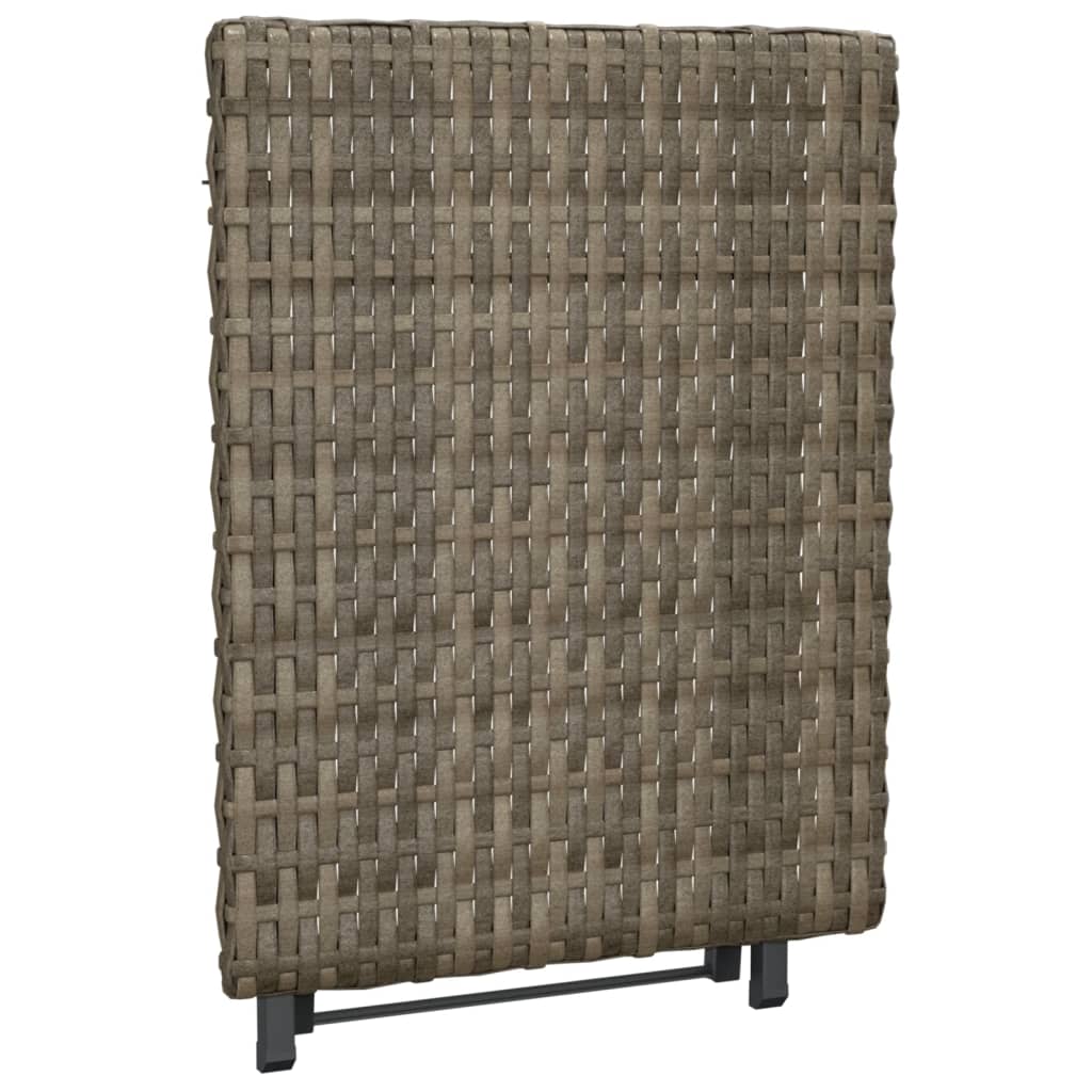 Tafel Inklapbaar 45X35X32 Cm Poly Rattan