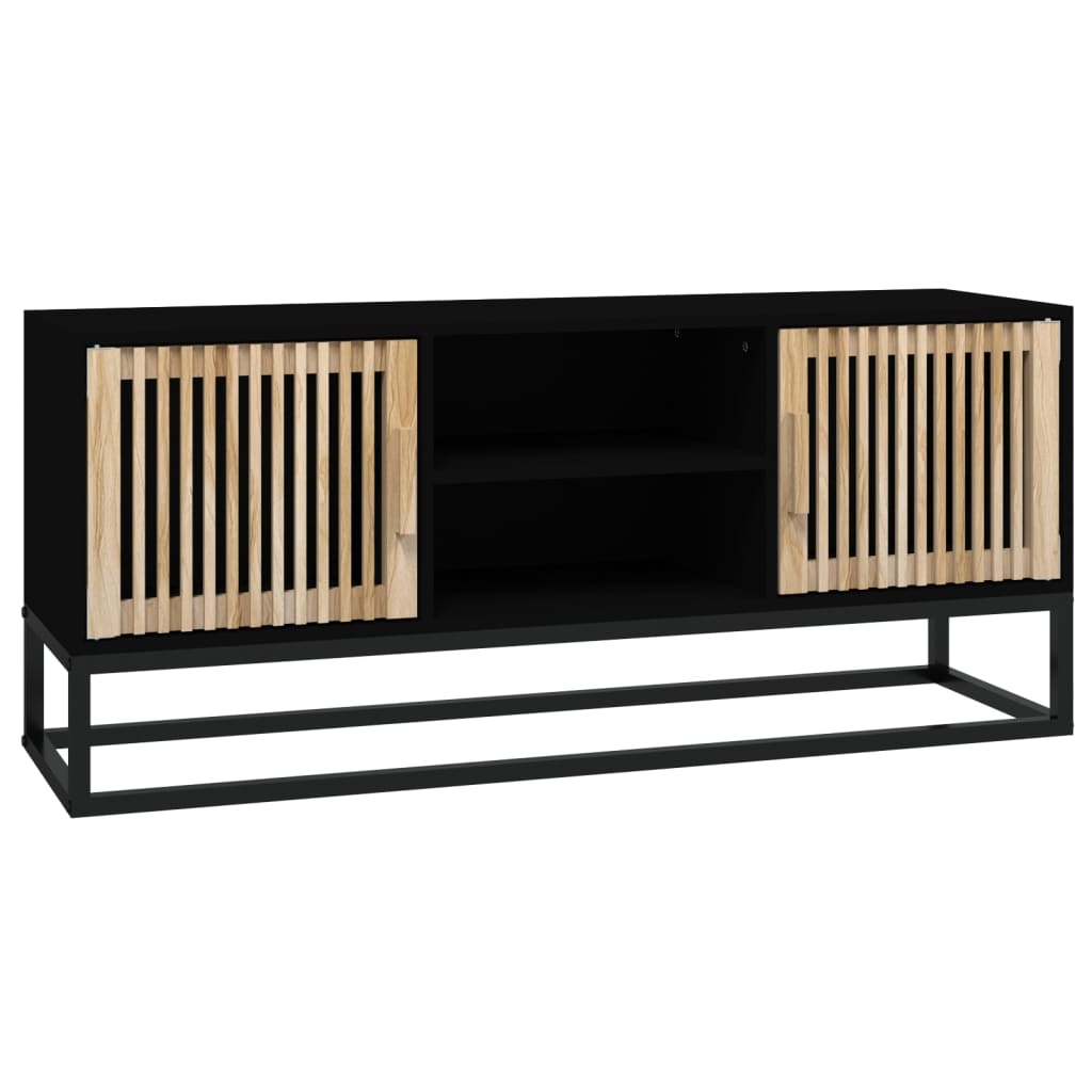 Tv-Meubel 105X30X45 Cm Bewerkt Hout En Ijzer