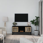 Tv-Meubel 105X30X45 Cm Bewerkt Hout En Ijzer