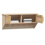 Wandkast Met Haken 80X24X35,5 Cm Bewerkt Hout