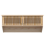 Wandkast Met Haken 80X24X35,5 Cm Bewerkt Hout