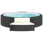 Spa-Bankjes Met Kussens 2 St Poly Rattan