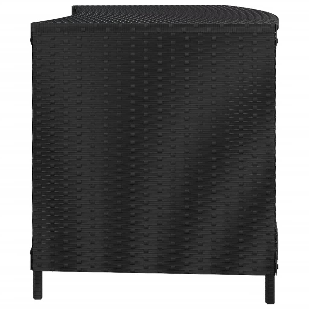 Opbergschappen 2 St Poly Rattan