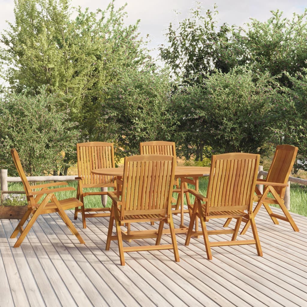 Tuinstoelen Verstelbaar Massief Teakhout