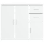 Dressoir 91X29,5X75 Cm Bewerkt Hout