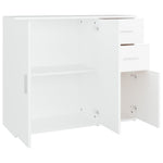 Dressoir 91X29,5X75 Cm Bewerkt Hout