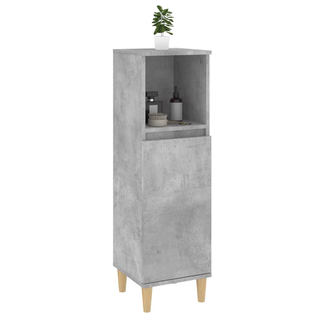 Badkamerkast 30X30X100 Cm Bewerkt Hout