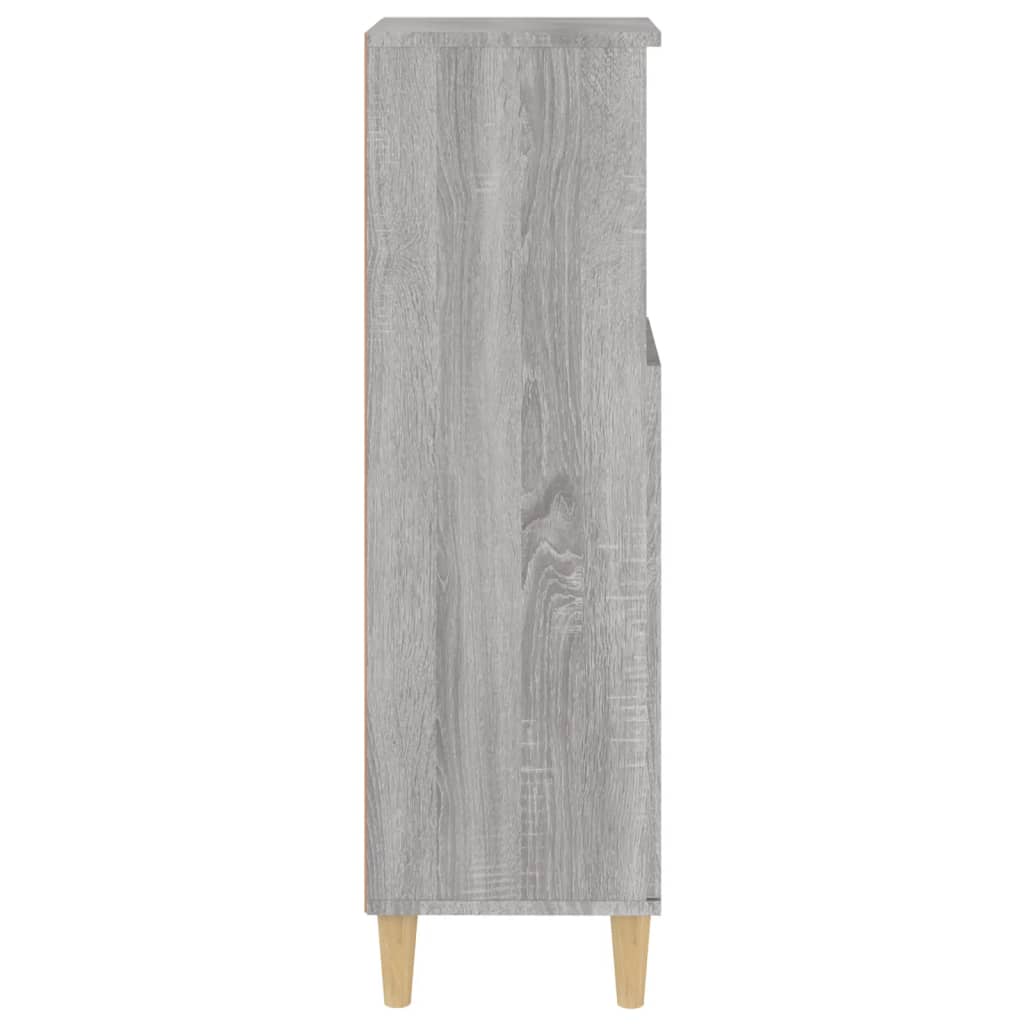 Badkamerkast 30X30X100 Cm Bewerkt Hout Eikenkleur