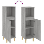Badkamerkast 30X30X100 Cm Bewerkt Hout Eikenkleur