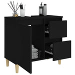 Badkamerkast 65X33X60 Cm Bewerkt Hout
