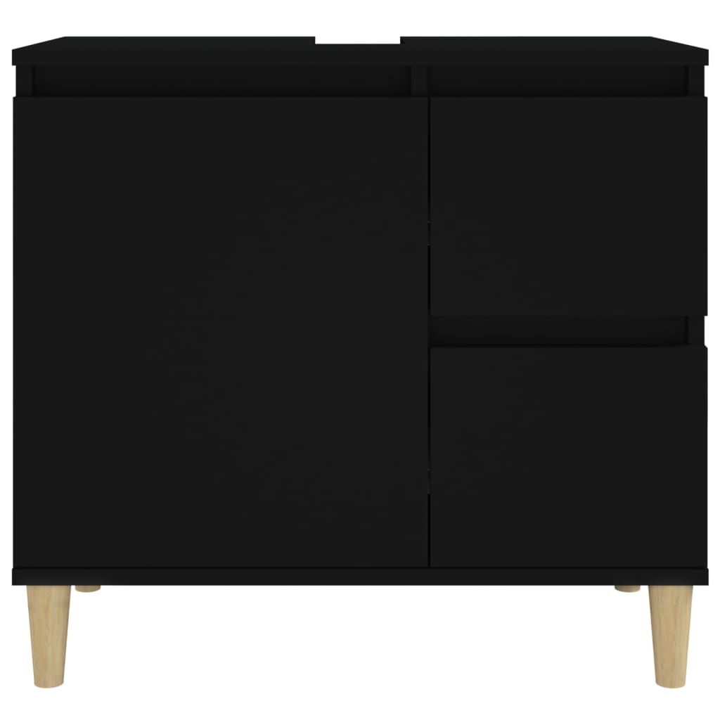 Badkamerkast 65X33X60 Cm Bewerkt Hout