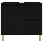 Badkamerkast 65X33X60 Cm Bewerkt Hout