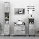 Badkamerkast 65X33X60 Cm Bewerkt Hout Kleurig