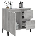 Badkamerkast 65X33X60 Cm Bewerkt Hout Eikenkleurig