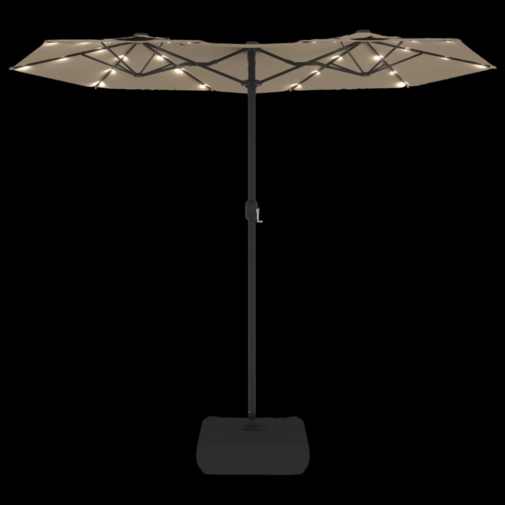 Parasol Dubbel Met Led's 316X240 Cm