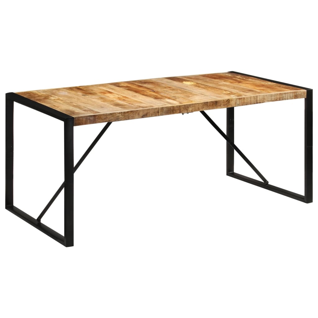 Eettafel 180 Cm Massief Ruw Mangohout