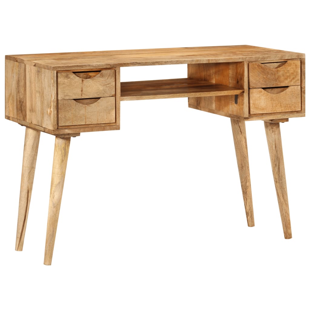 Bureau Met Lades 110X47X76 Cm Massief Mangohout