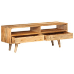 Tv-Meubel 110X30X41 Cm Massief Mangohout