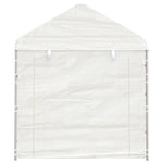 Prieel Met Dak 17,84X2,28X2,69 M Polyetheen Wit