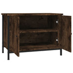 Tv-Meubel Met Deuren Bewerkt Hout