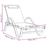 Ligbed Met Kussen Textileen En Massief Populierenhout