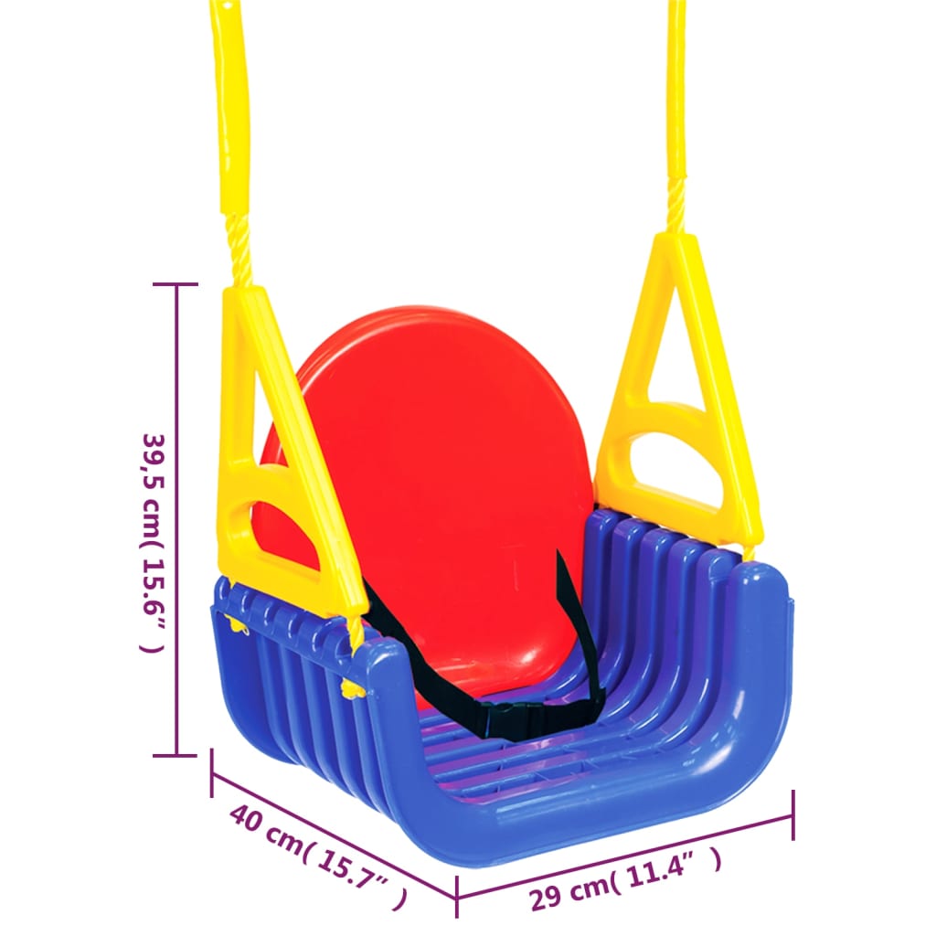 Schommelzitje Voor Kinderen 3-In-1 29X40X39,5 Cm Polypropeen