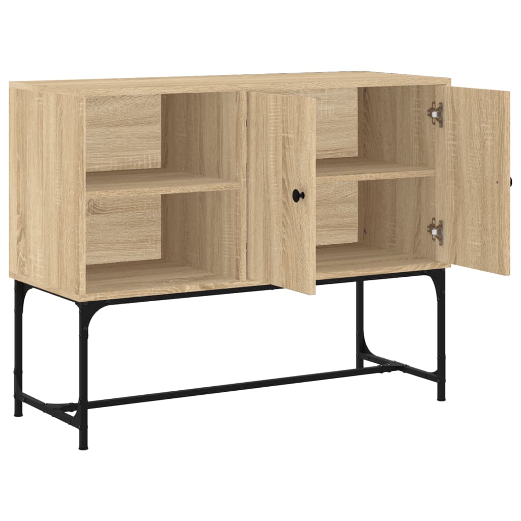 Dressoir 100X40X79,5 Cm Bewerkt Hout Kleurig