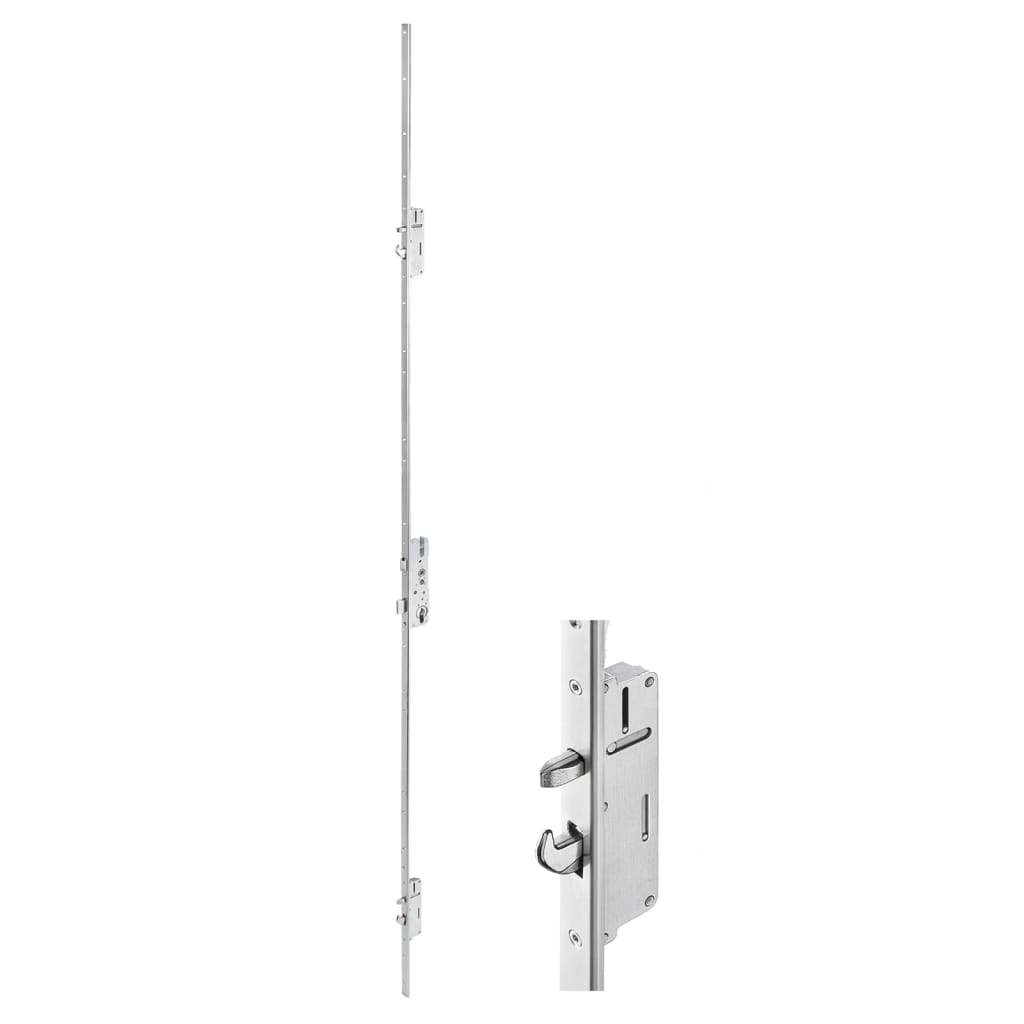 Voordeur 110X210 Cm Aluminium En Pvc Wit