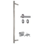 Voordeur 110X210 Cm Aluminium En Pvc Wit